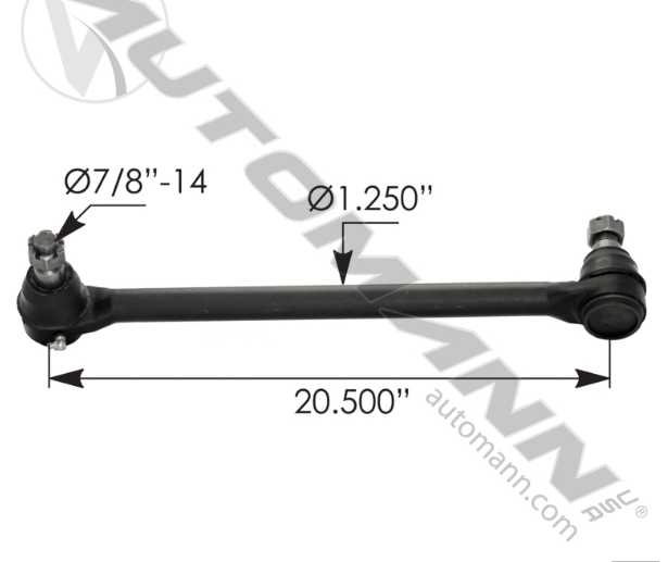 463.DS4682-Drag Link 28.3875in C to C Freighliner ..14-19428-000
