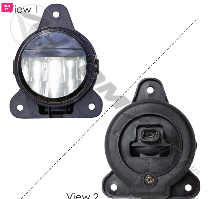 564.96088-FOG LAMP LH -RH LED VOLVO VNL-VNR YEARS 2018 / 2019