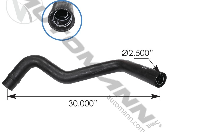 561.75613-LOWER RADIATOR HOSE PETERBILT ORDERED AS 56175613