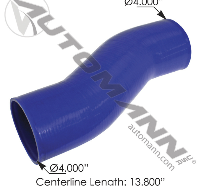 561.46366-CAC HOSE LH FREIGHTLINER 4" ID