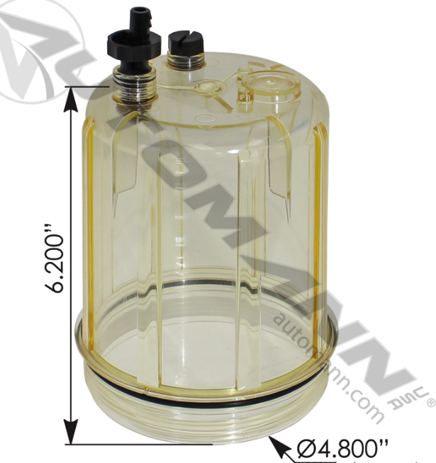 572.46663-FUEL WATER SEPARATOR CLEAR BOWL RACOR