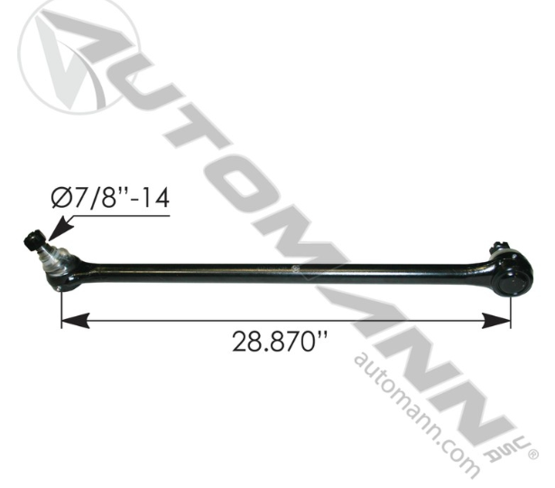463.DS1218-DRAG LINK 28.870IN C TO C FREIGHTLINER OIRDERED AS 14-12098-001