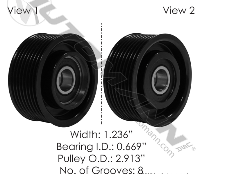 819.36093-BELT PULLEY ORDERED AS : 1337022