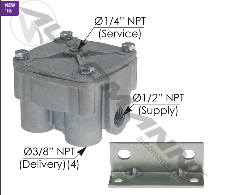 170.065104-R12 TYPE RELAY VALVE