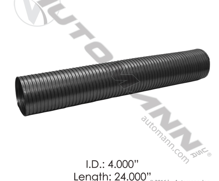 562.U7340-24SS-FLEX TUBING 4IN X 24IN 409SS