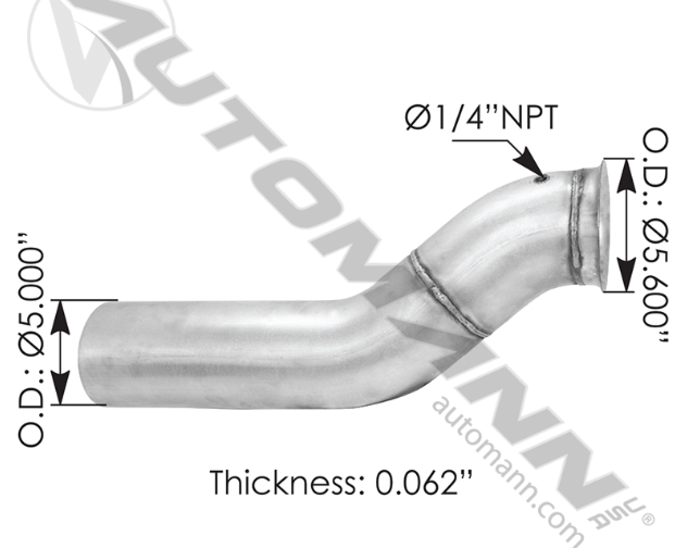 562.U7513825A-EXHAUST PIPE ALZ PT