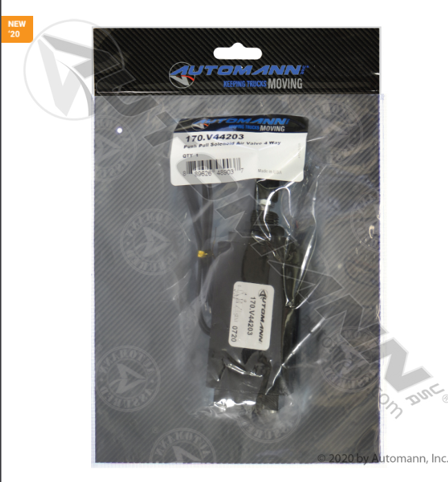 170.V44203-PUSH PULL SOLENOID AIR VALVE 4 WAY