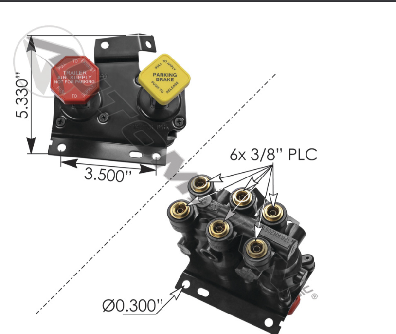 170.KN20619-MANIFOLD DASH CONTROL MODULE 85123221"..