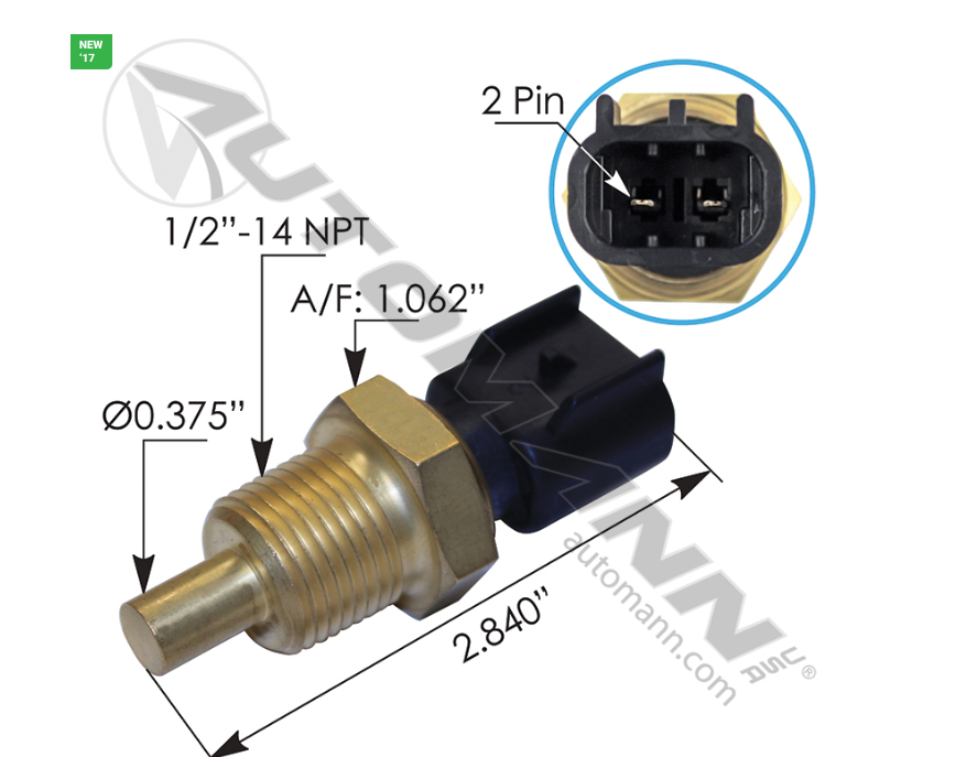 577.46617-COOLANT TEMP SENSOR FREIGHTLINER