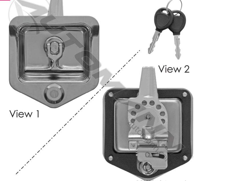 564.17335-T-HANDLE LOCK CYLINDER