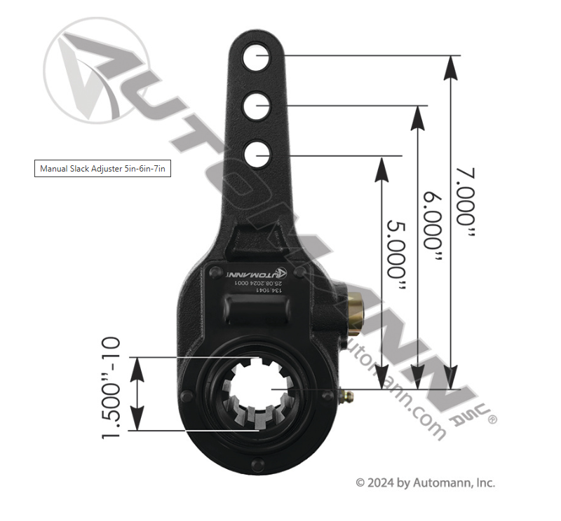 134.1041 - Manual Slack Adjuster 5in-6in-7in