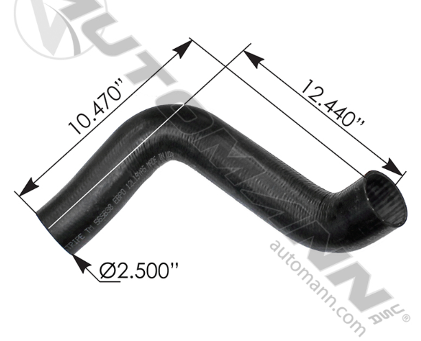 561.46657-COOLANT HOSE UPPER FREIGHTLINER ORDERED AS : 05-27657-001