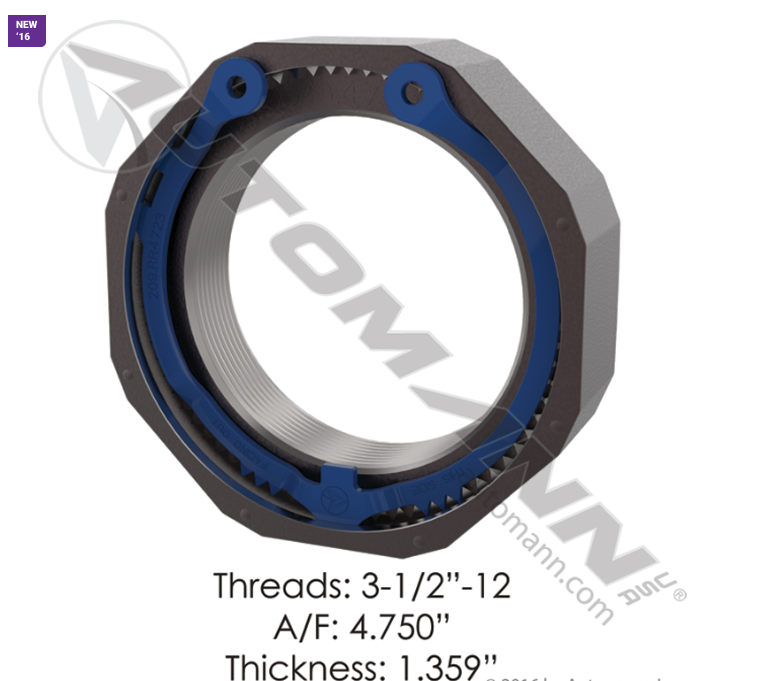 209.4723-UNITIZED SPINDLE NUT