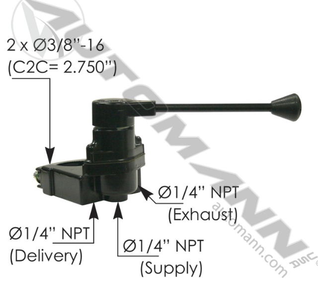 170.27627-TC2 TYPE HAND BRAKE VALVE
