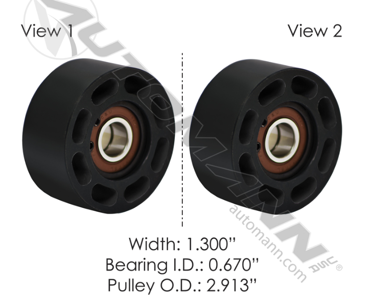 819.36095-BELT PULLEY ORDERED AS ; 01-27425-000 Ref. #: 49102, 89105DAY, 4026775 58035 6203 14.9 L