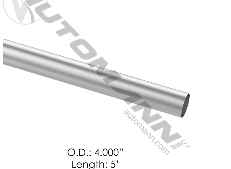 562.U7140-5A-STRAIGHT TUBING 4IN X 5FT ALUMINIZED