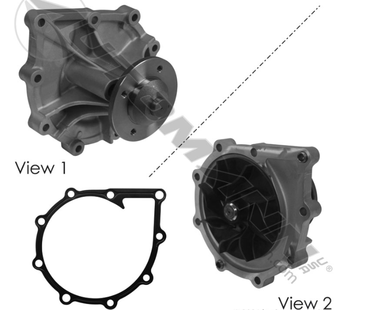 800.3007644C94-WATER PUMP IHC Water Pump IHC MaxxForce 13 & A26 3007644C94, 3007644C91